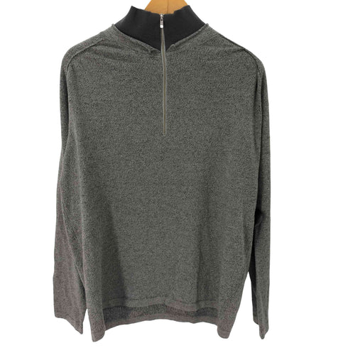 シーピーカンパニー C.P.COMPANY 90S ハーフジップハイネックメランジニット メンズ JPN:5