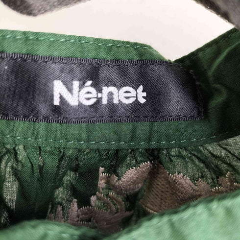 ネネット Ne-net 20aw FLOWER BIRD EMBROIDERY ブラウス レディース 2
