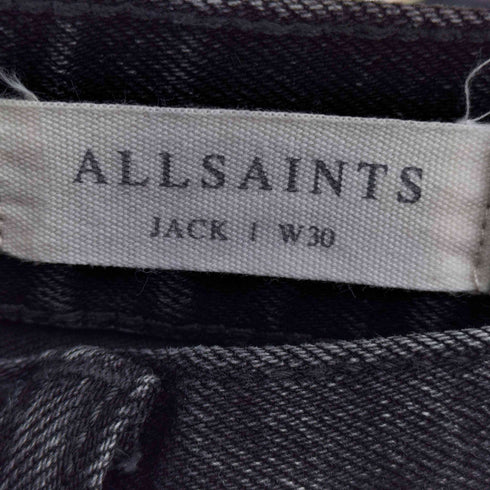 オールセインツ ALLSAINTS ボタンフライブラックスキニーデニムパンツ メンズ 30 180/76A