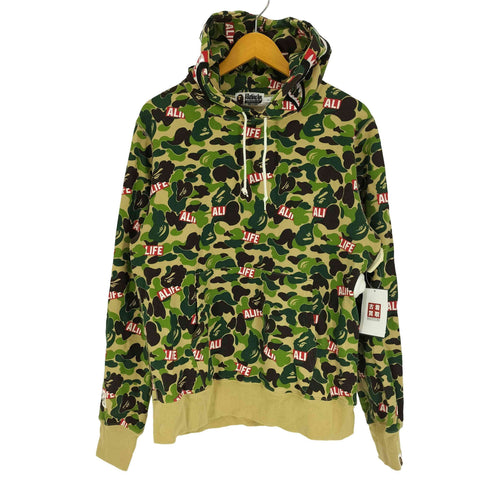 アベイシングエイプ A BATHING APE 15SS SHARK PULLOVER HOODIE コラボ ABC CAMO プルオーバー パーカー メンズ JPN:L