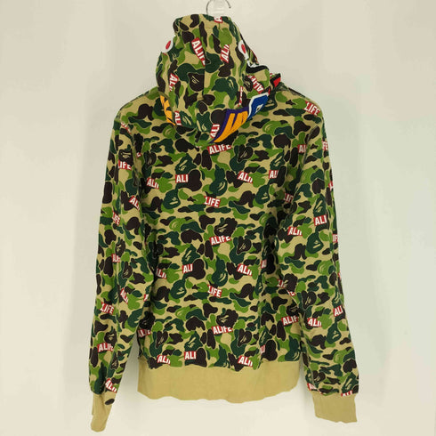 アベイシングエイプ A BATHING APE 15SS SHARK PULLOVER HOODIE コラボ ABC CAMO プルオーバー パーカー メンズ JPN:L