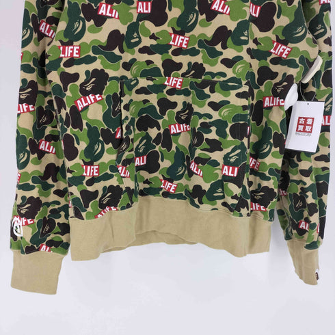 アベイシングエイプ A BATHING APE 15SS SHARK PULLOVER HOODIE コラボ ABC CAMO プルオーバー パーカー メンズ JPN:L