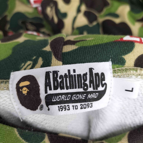 アベイシングエイプ A BATHING APE 15SS SHARK PULLOVER HOODIE コラボ ABC CAMO プルオーバー パーカー メンズ JPN:L