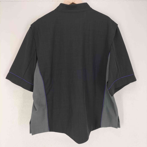 裏地メッシュボックスシルエットバンドカラーシャツ メンズ JPN:XXL