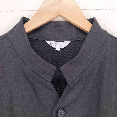 裏地メッシュボックスシルエットバンドカラーシャツ メンズ JPN:XXL