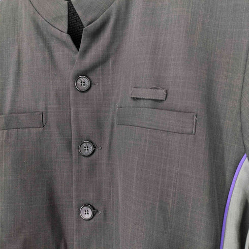 裏地メッシュボックスシルエットバンドカラーシャツ メンズ JPN:XXL