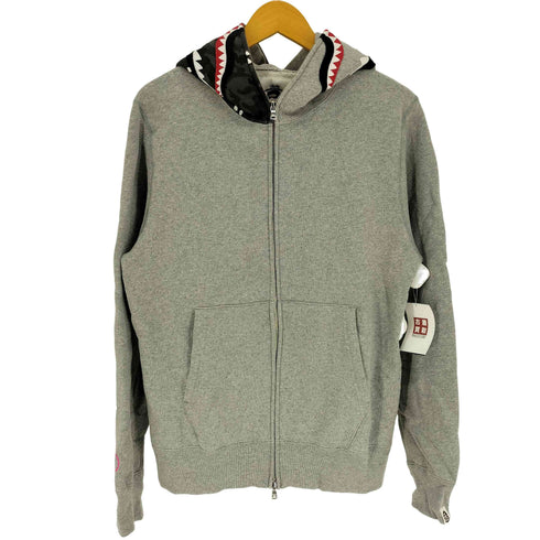 アベイシングエイプ A BATHING APE 13AW DESERT CAMO SHARK FULL ZIP HOODIE 20周年 記念 デザート カモ シャーク パーカー メンズ JPN:L