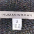 ヒューマンウーマン HUMAN WOMAN モヘア混 ピン カーディガン レディース JPN:2