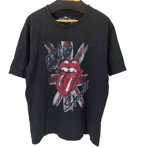 S/S フロントプリントバンドTシャツ メンズ 4L
