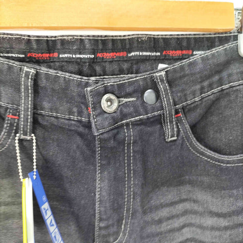 KOMINE ライディングブラックデニムパンツ メンズ JPN:L