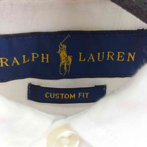 ラルフローレン RALPH LAUREN CUSTOM FIT ポニー刺繍 L/Sシャツ レディース JPN:L