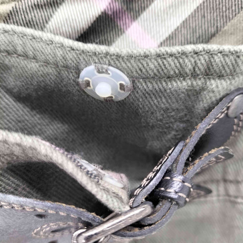 バーバリーブルーレーベル BURBERRY BLUE LABEL プリーツラップスカート ノバチェック レディース EUR:36