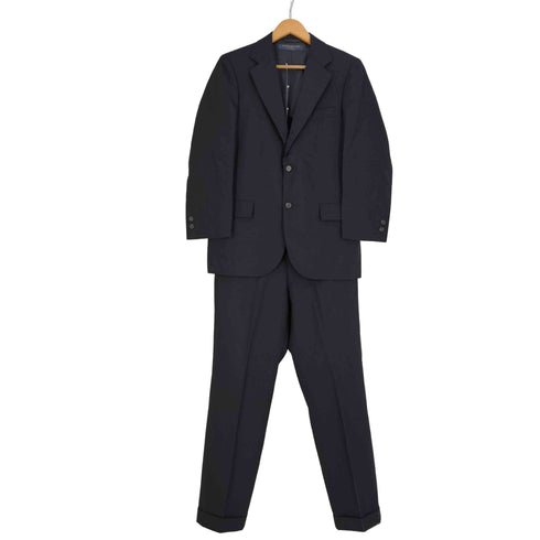 ブルックスブラザーズ 346 BROOKS BROTHERS ウール 3Bテーラードジャケット センタープレススラックス セットアップ メンズ 90 A4