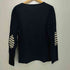 セントジェームスアトリエ SAINT JAMES LATELIER ボーダーエルボーパッチL/S クルーネックTシャツ レディース import:S