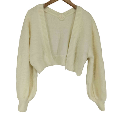 ウィルセレクション WILLSELECTION シャギーショートカーディガン レディース JPN:M