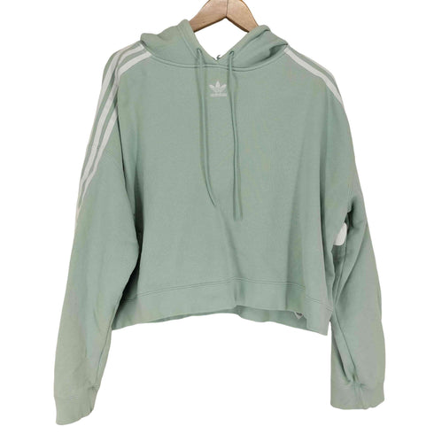 アディダス adidas CROPPED HOODIE レディース import:L