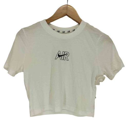 ナイキ NIKE ロゴ刺繍短丈Tシャツ レディース JPN:M