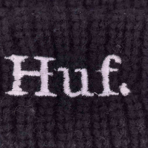 ハフ HUF フロントロゴ刺繍 ニットキャップ メンズ
