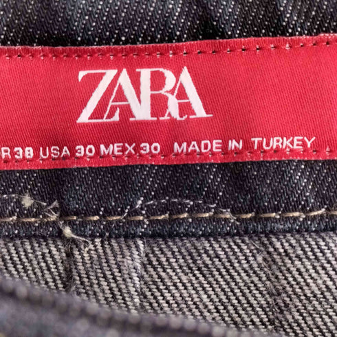 ザラ ZARA コラボワイドチノデニムパンツ レディース JPN:38