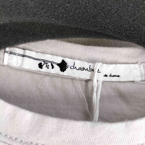 chambre de charme パッチワーク長袖Tシャツ レディース FREE