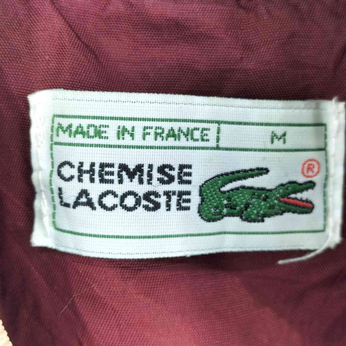 シュミーズラコステ CHEMISE LACOSTE 80s フランス製 ジップアップブルゾン メンズ JPN:M