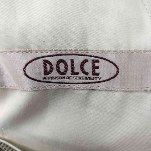 DOLCE チェック 2タックスラックスパンツ メンズ 79