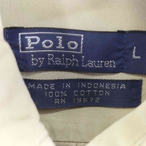 ポロバイラルフローレン Polo by RALPH LAUREN 90s ポニー刺繍 ボタンダウンシャツ メンズ JPN:L