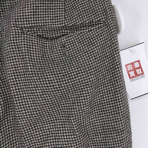 ポロバイラルフローレン Polo by RALPH LAUREN カシミヤ混 ガンクラブチェック 2タックパンツ メンズ 82