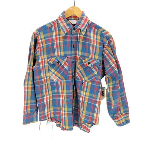 フロストプルーフ FROSTPROOF 70s~80s 両フラップ コットンチェックシャツ メンズ 16 1/2