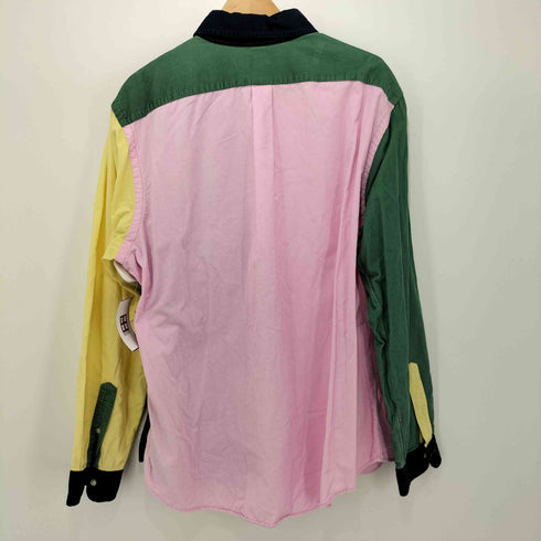 ラルフローレン RALPH LAUREN CLASSIC FIT マルチカラー コーデュロイ L/S ボタンダウンシャツ メンズ import:XL