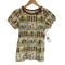 Jane Marple Langue de chat Chocolat T-shirt ラングドシャ パフTシャツ レディース M