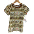 Jane Marple Langue de chat Chocolat T-shirt ラングドシャ パフTシャツ レディース M