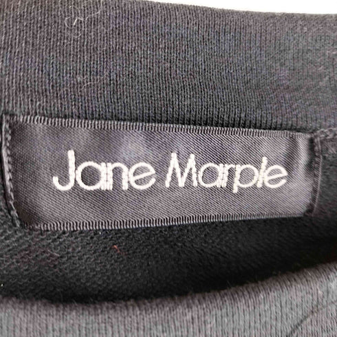 Jane Marple ボルドーロゴプリント チュニックスウェット レディース M
