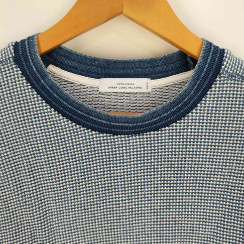 ユナイテッドアローズグリーンレーベルリラクシング UNITED ARROWS green label relaxing SC パインJQ ラウンド クルー LS カットソー メンズ JPN:M