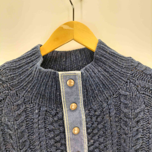 ポロジーンズ RL POLO JEANS CO. デニム切替 ウールニットプルオーバー メンズ JPN:S