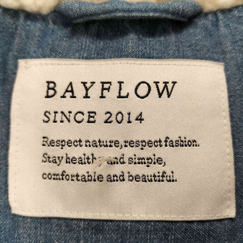 ベイフロー BAYFLOW ボアカラー キルティング ダウンベスト メンズ 4