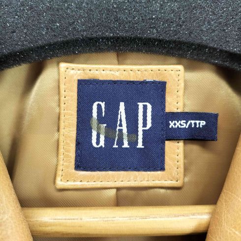 ギャップ Gap カウレザーテーラードジャケット レディース XXS