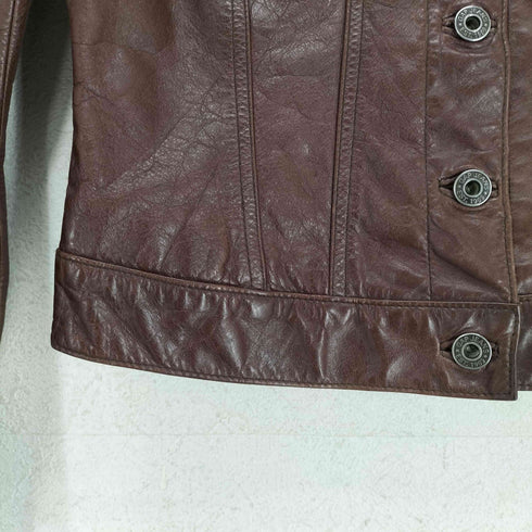 ギャップ Gap カウレザージャケット レディース JPN:XS