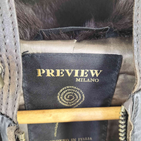 PREVIEW MILANO ヴィーゼルファー フーデッドジャケット メンズ EUR:44