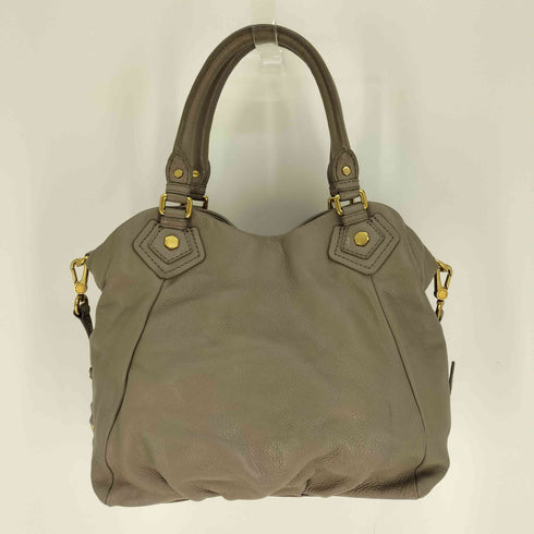 マークバイマークジェイコブス Marc by Marc Jacobs Classic Q クラシック キュー 裏地 総柄 カウレザー ロゴプレート 2WAY ショルダー バック ハンド バッグ レディース