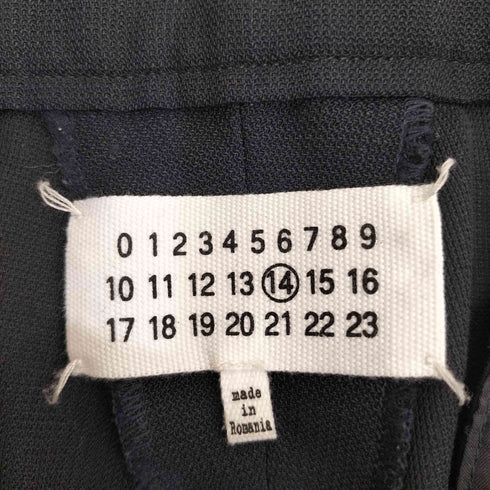 メゾンマルジェラ Maison Margiela 16SS 14 ノータック テーパードウールスラックス メンズ 52
