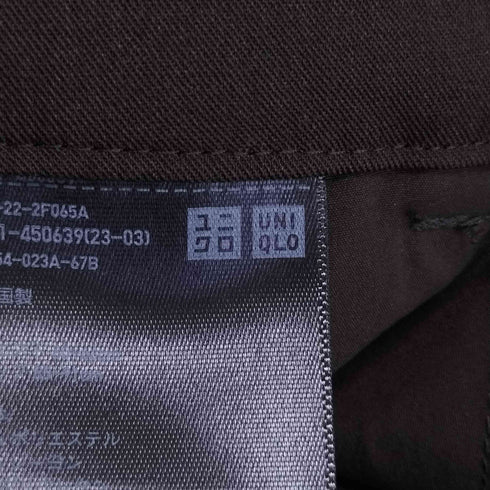 ユニクロ UNIQLO タックワイドパンツ レディース JPN:S