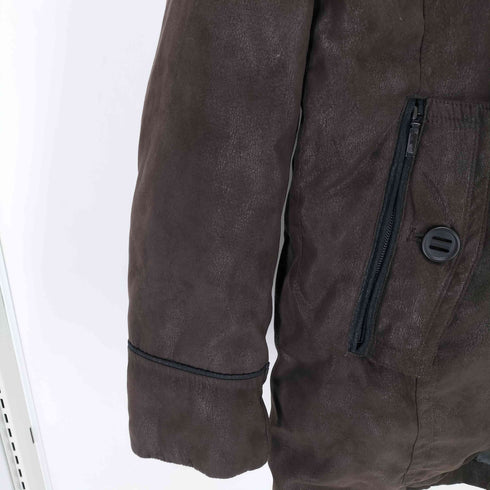 ユニクロ UNIQLO ファー付き ダウンジャケット メンズ JPN:XL