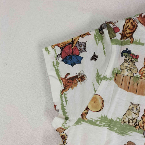 Jane Marple NURSERY LAND 猫 フリルカットソー レディース M