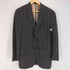 エトロ ETRO MADE IN ITALY 裏地シルク100 ウールストライプテーラードジャケットセットアップ メンズ 48