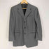 ピエールカルダン pierre cardin MADE IN ITALY シルク混ストライプテーラードジャケット2タックスラックスセットアップ メンズ