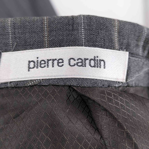 ピエールカルダン pierre cardin MADE IN ITALY シルク混ストライプテーラードジャケット2タックスラックスセットアップ メンズ