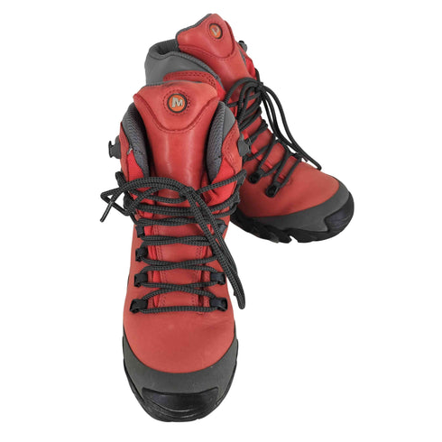 メレル MERRELL SWITCH BACK GORE-TEX スイッチバック ゴアテックス 本革トレッキングシューズ Vibram ビブラムソール レディース US:5.5