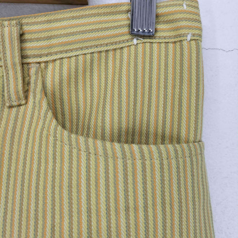 HONDO 70s PREMANENT PRESS TALONジップ ストライプパンツ メンズ
