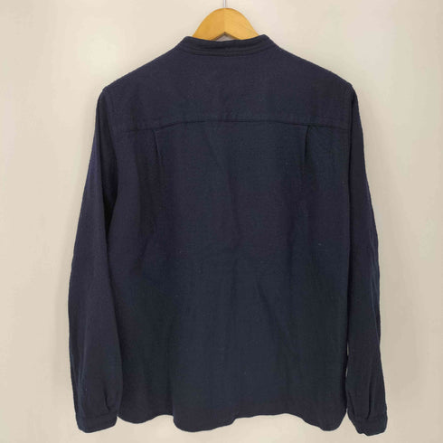 ネストローブコンフェクト nest Robe CONFECT 15AW ウール混バンドカラーシャツ メンズ JPN:3
